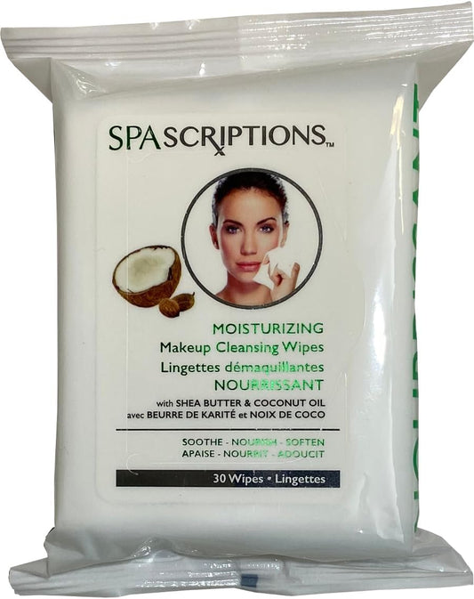 30 Count, Moisturizing Facial Wipes, Makeup Removing