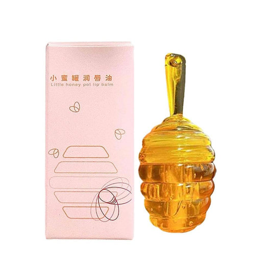 Hydrating Lip Oil,High Shine Honey Lip Oil,Long Lasting Moisturizing Lip Glow Oil,Non Sticky Lip Gloss,Dilute Lip Lines anti Dry Cracking Lip Oil Lip Plumper Lip Gloss